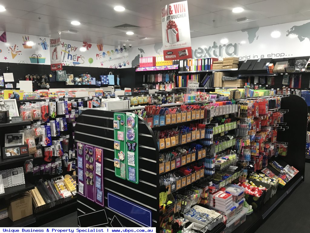 Only newsagent with lotto in the shopping centre.