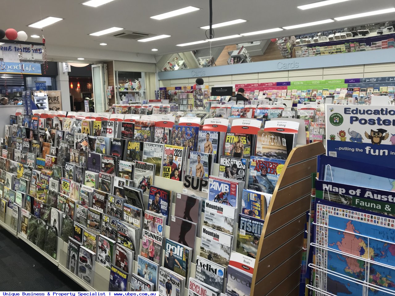 Newsagency and Lotto outlet