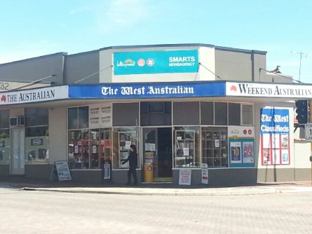 Newsagency with ample storage. Ideal for migrants into Australia